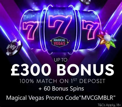 Use Magical Vegas Promo Code MVCGMBLR Get 60 Free Spins.